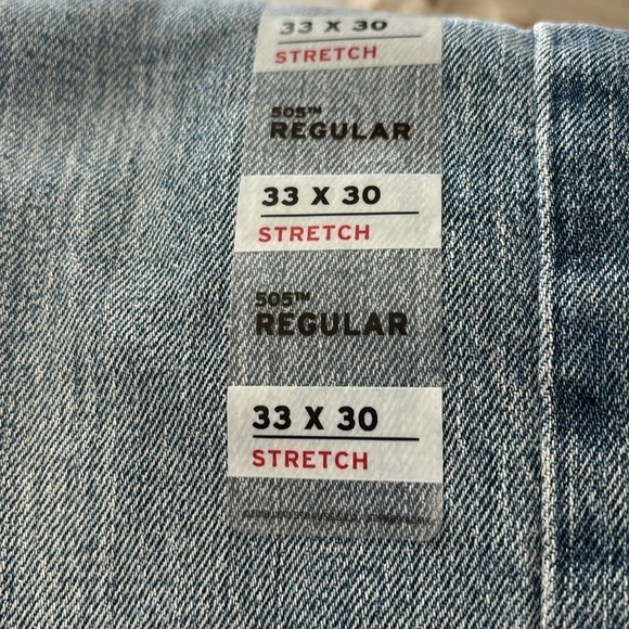 Levi’s 505 regular jeans nwt - Picture 6 of 10
